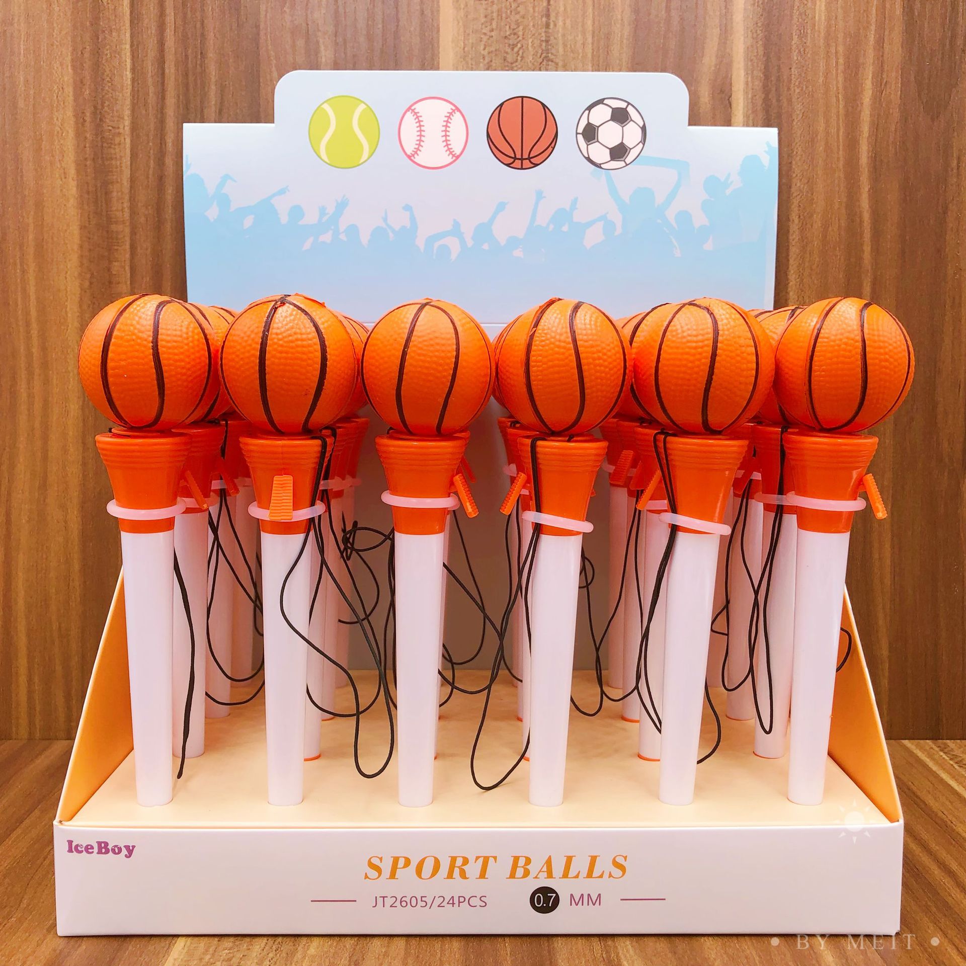 Wholesale 24pcs Fist Jumping Pen Fist Shaped Silicone Bouncing Ballpoint Pen