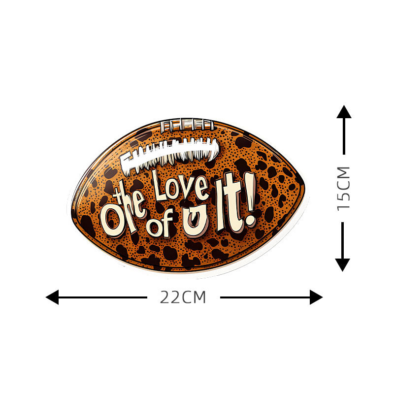 Wholesale rugby jersey UV DTF ready-to-use transfer stickers