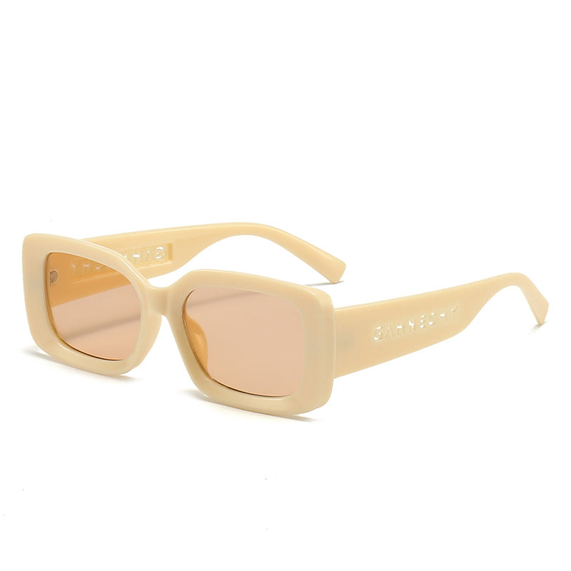 Wholesale PC Small Square Frame Hollow Sunglasses