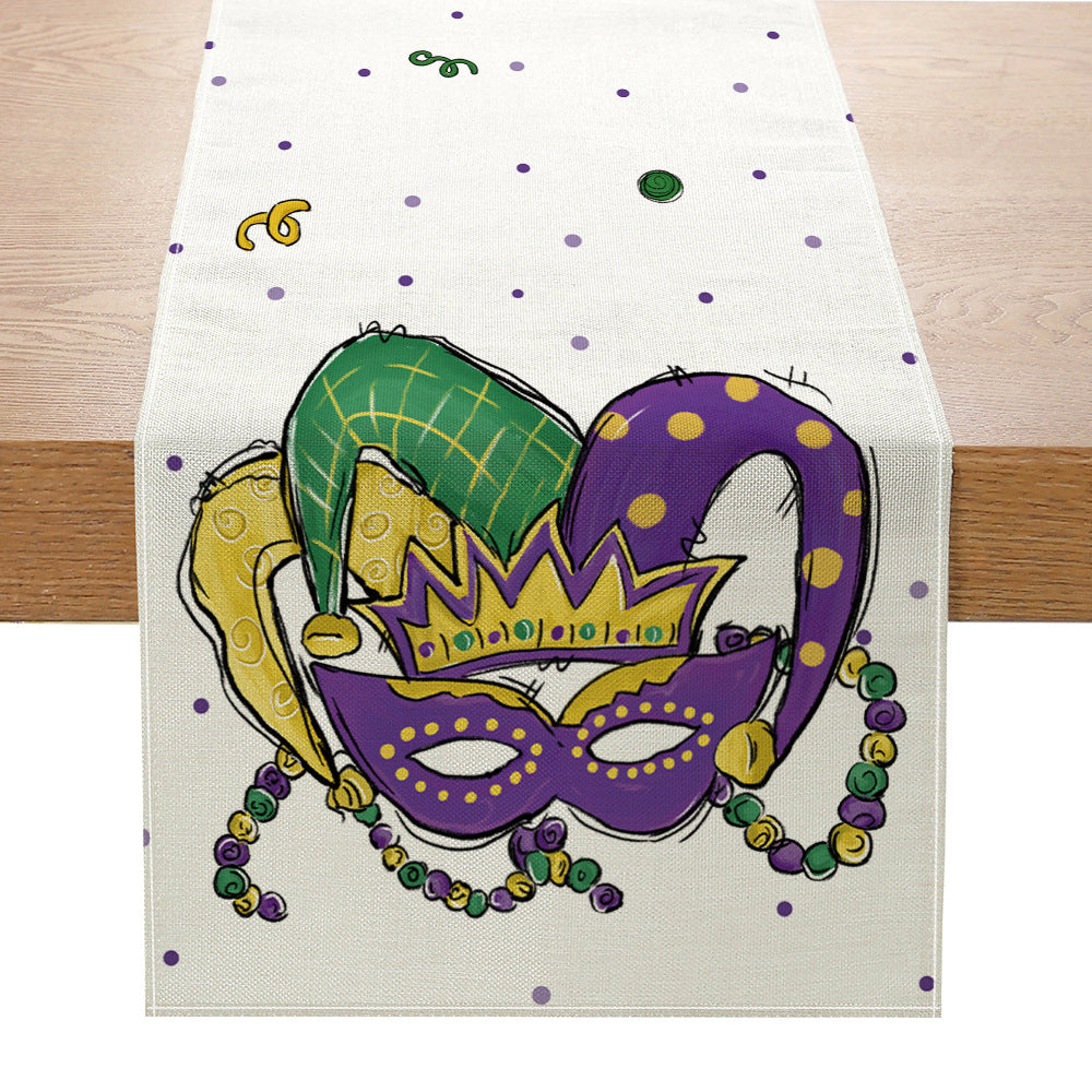 Wholesale of Brazilian Carnival Printed Polyester Tablecloths