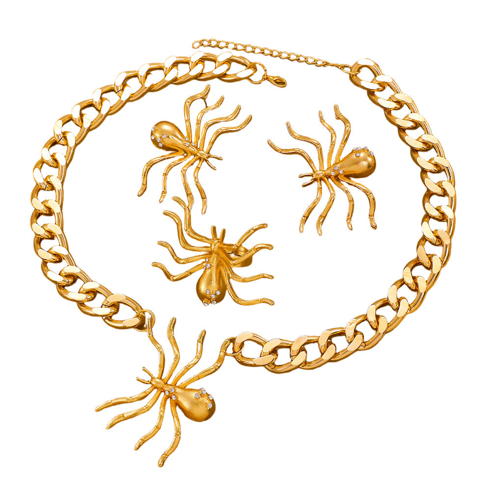 Wholesale Realistic  Design Women S  Jewelry Set In Alloy Earrings Necklace Bracelet Set Fashion Accessory For Party And Gift