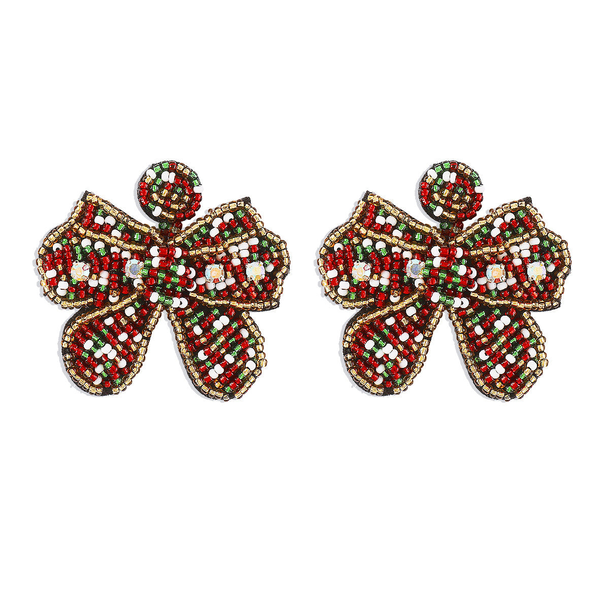 Wholesale Christmas Fashion Creative Beaded Earrings