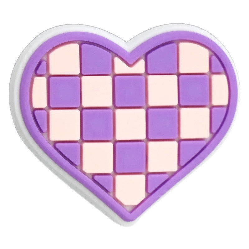 Wholesale Random 100pcs Pink heart-shaped bead  Focal Beads