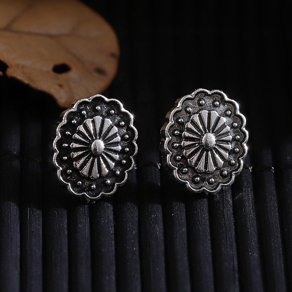 Wholesale Retro ethnic style cowboy earrings