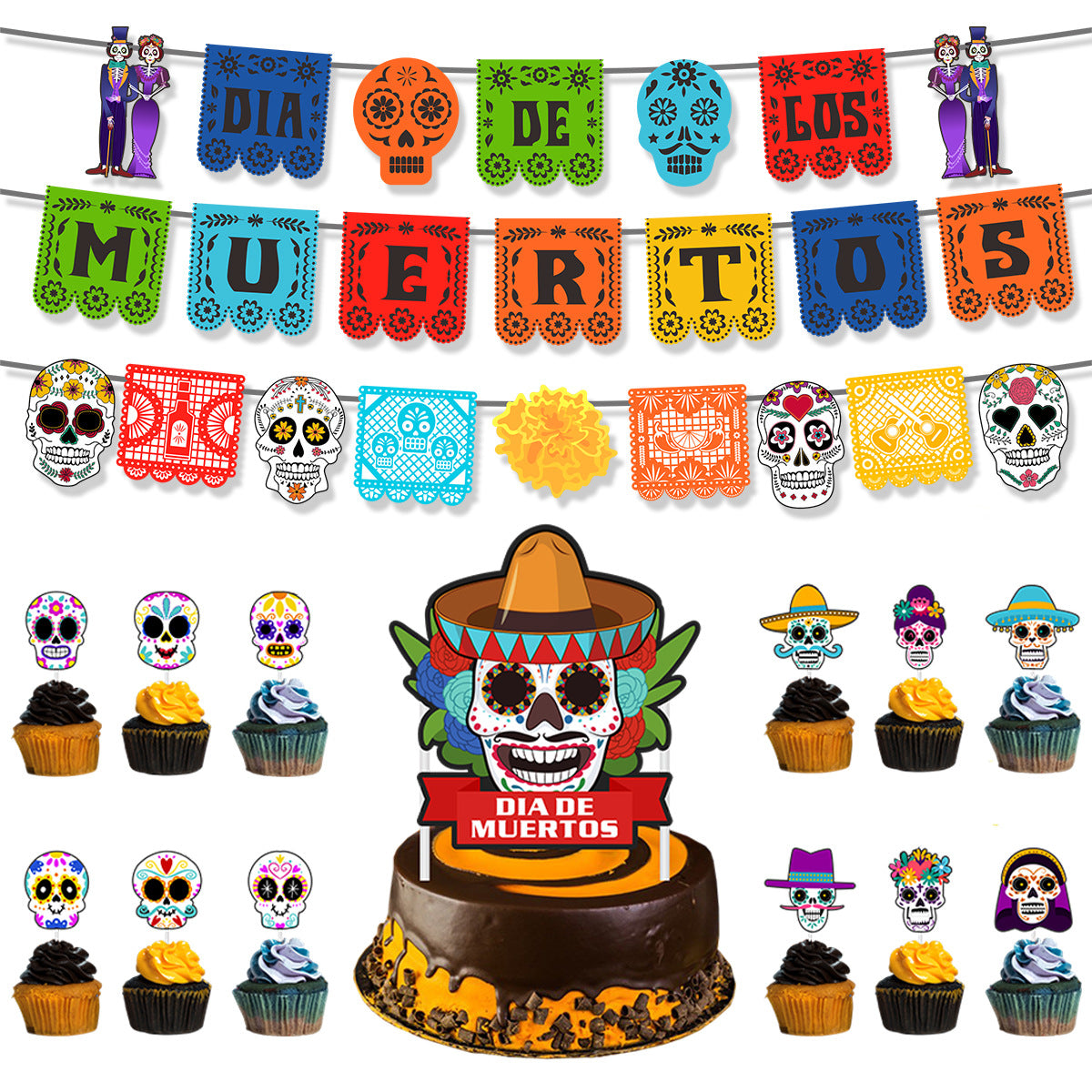 Wholesale Party Bunting Paper Decorations