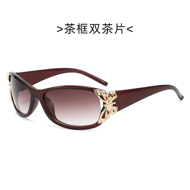 Wholesale Butterfly-decorated luxury sunglasses