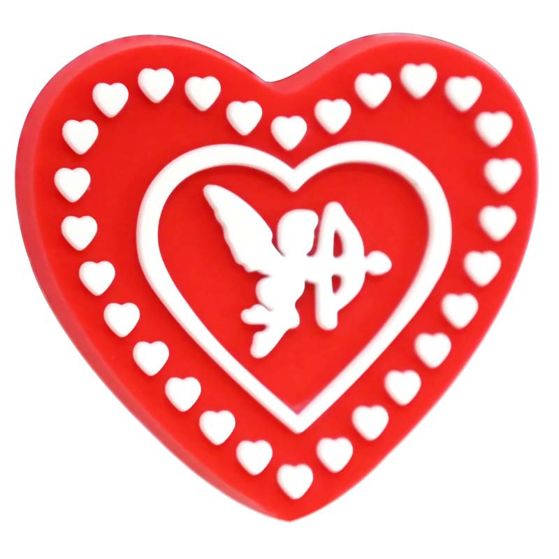 Wholesale Random 100pcs Valentine' s Day Heart Flower Series Focal Beads