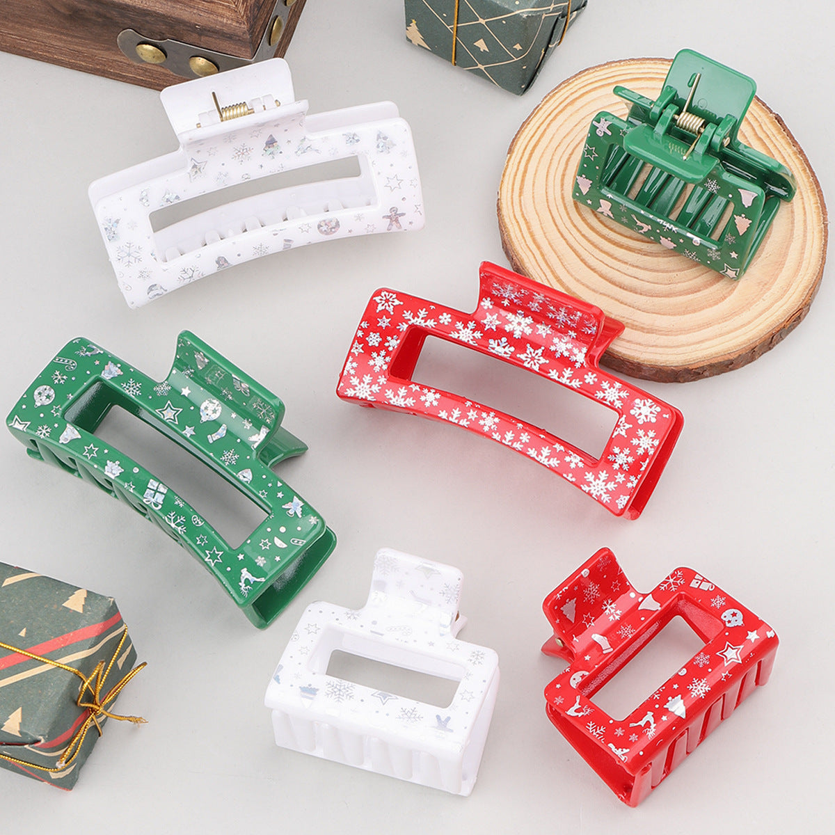 Wholesale Christmas clip shark clip  Christmas gifts