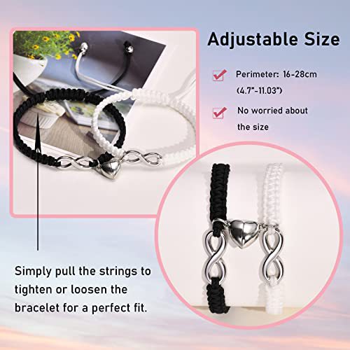 Wholesale Valentine' s Day  Love Magnetic Heart Cross Bracelet