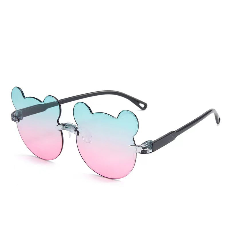 Wholesale Cute baby bear sun protection sunglasses frame
