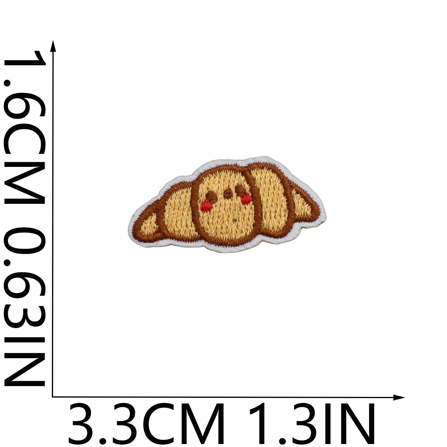 Wholesale Drink Cup Cow And Rice Ball Embroidered Iron On Patch Card Set For Clothing DIY Chic Accessory