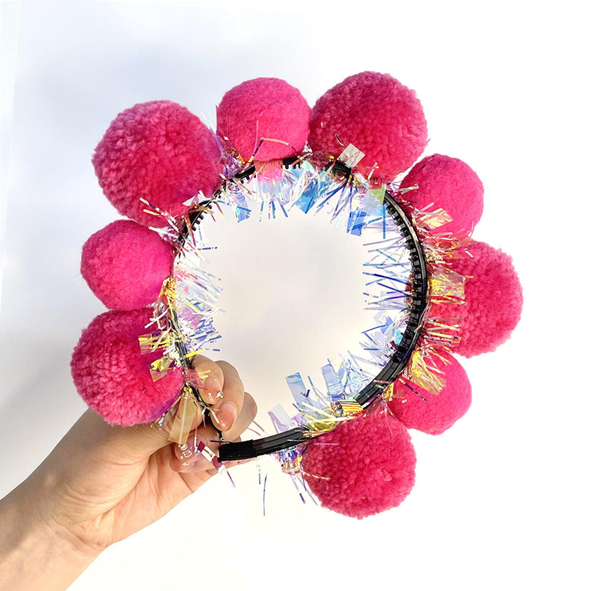 Wholesale All-match Three-dimensional High Cranium Top Pair Red New Year Holiday Headband