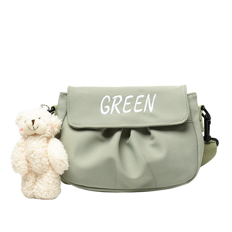 Wholesale Nylon shoulder bag printed lettering crossbody bag coin purse