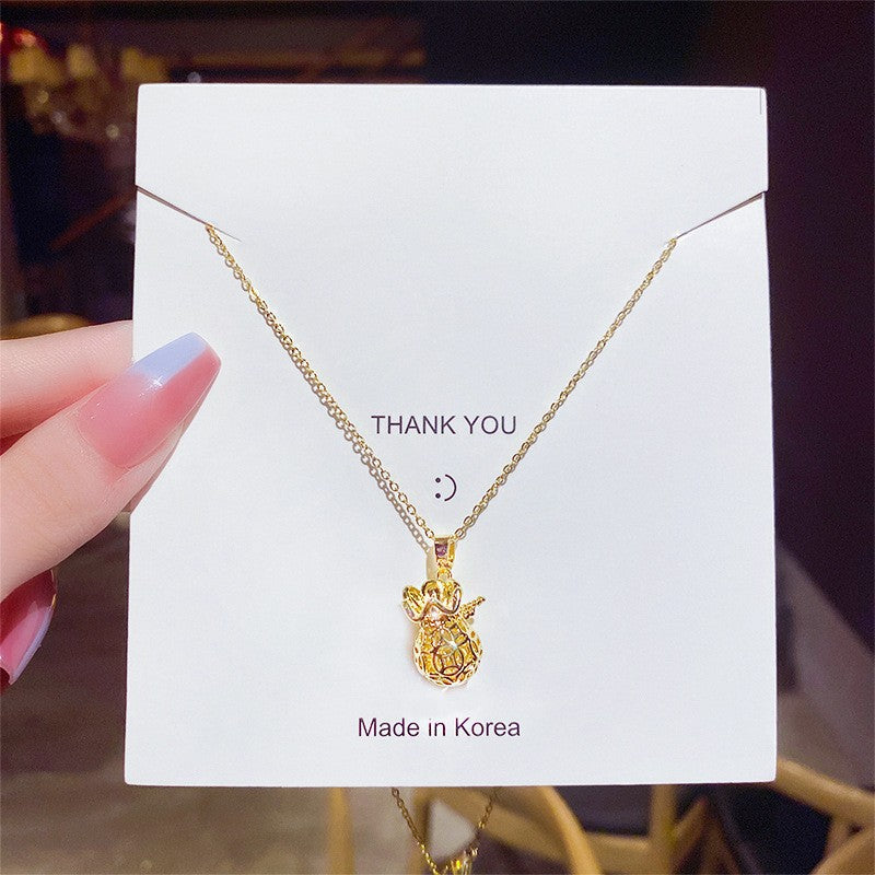 Wholesale Titanium Steel Necklace Women's All-match Sweet Chain Accessories