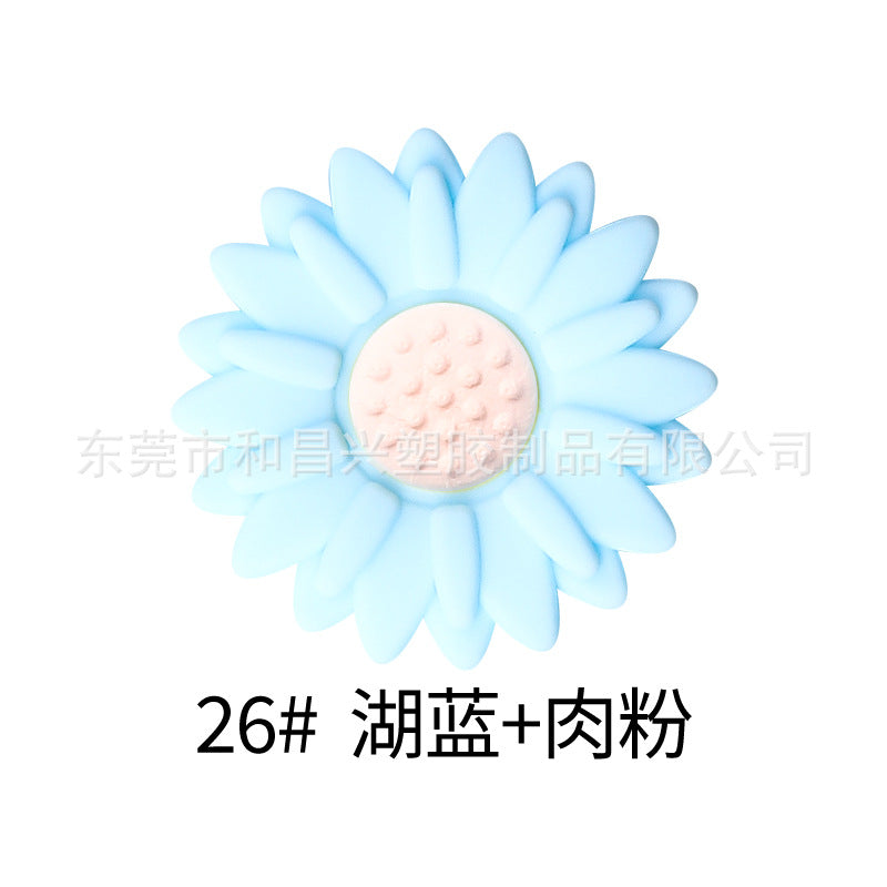 Wholesale  20pcs  Colorful Daisy Silicone Beads