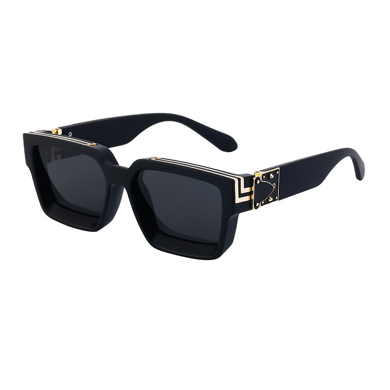 Wholesale Trendy square frame sunglasses for men and women