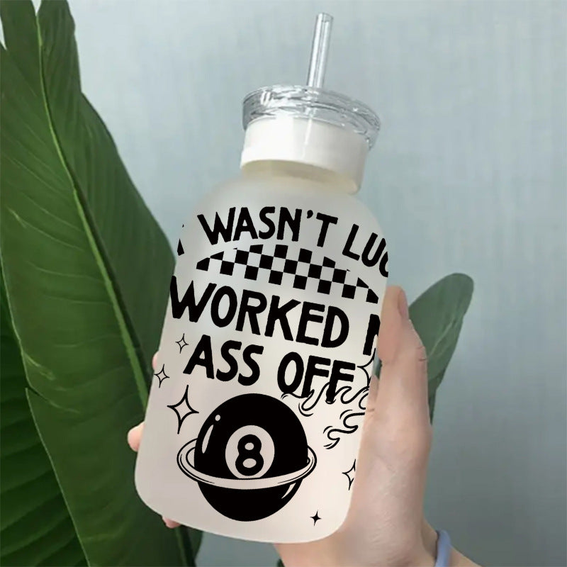 Wholesale Black and white billiards  16oz Cup UV DTF Wraps