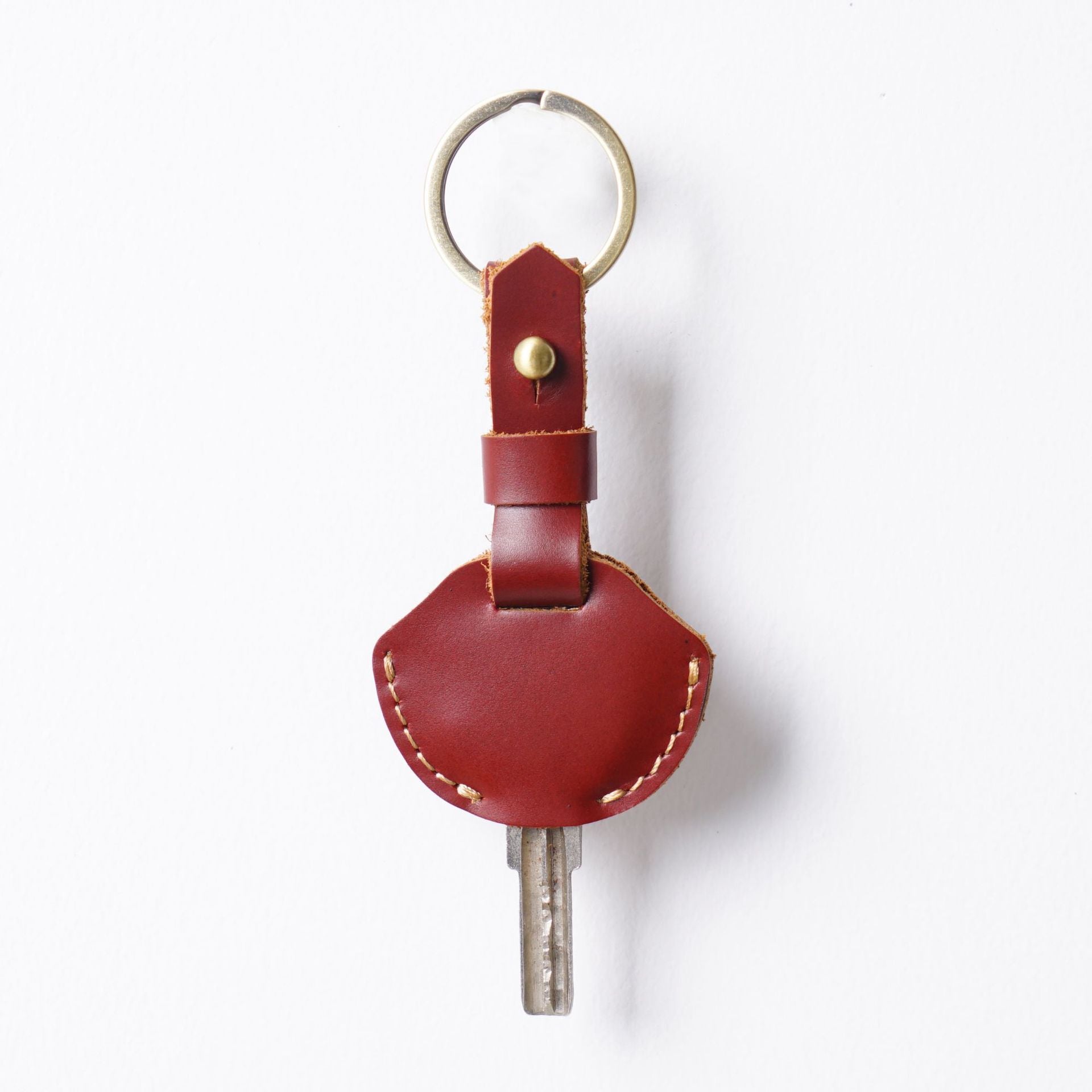 Wholesale Handmade Vintage Cowhide Leather Keychain