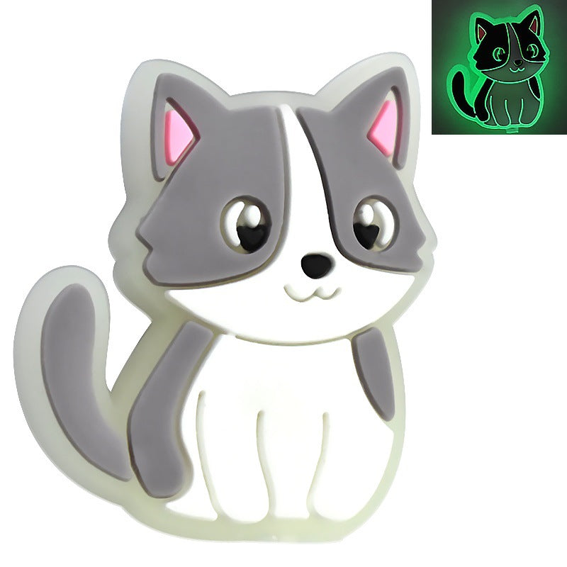 Wholesale Random 100pcs/pack  Glow-in-the-dark cartoon multi-functional beaded   Focal Beads