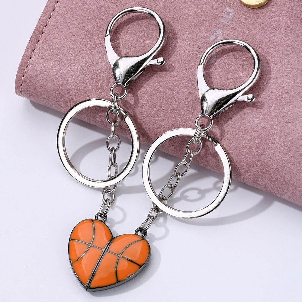 Wholesale Cartoon Sports Basketball Alloy Keychain