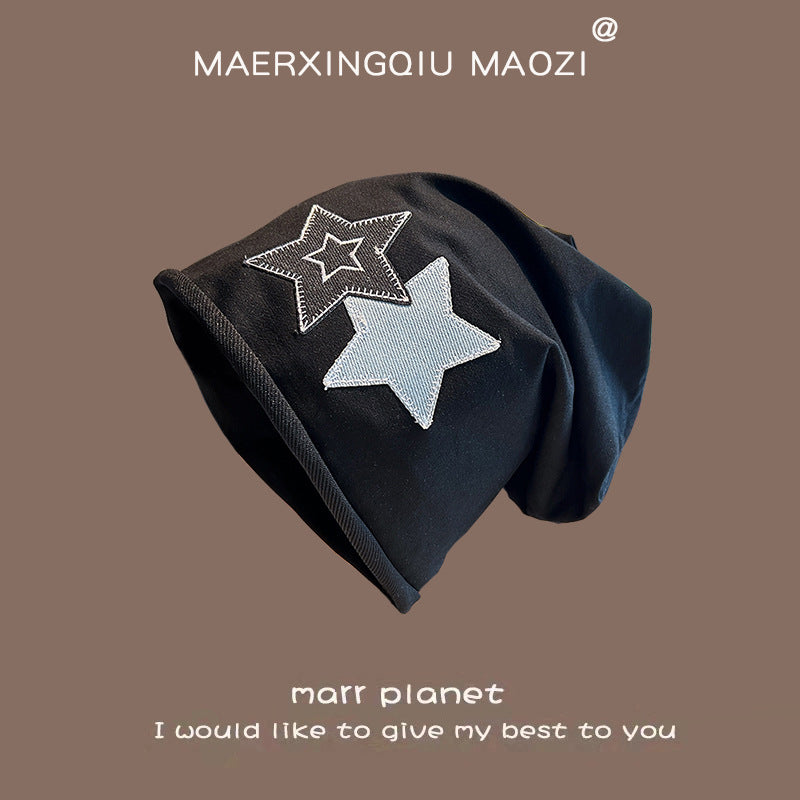 Wholesale American Style Pure Cotton Embroidered Star Pile Hat