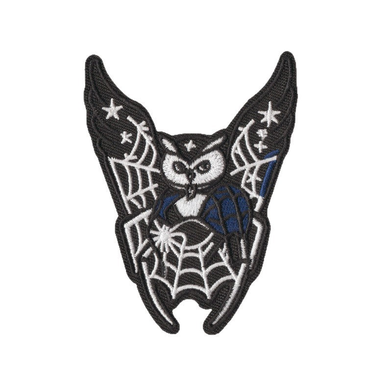Wholesale Iron On Embroidered Patches Gothic Witch Vampire Skull  Web Set Of 10 For Coat Decorative Fashion