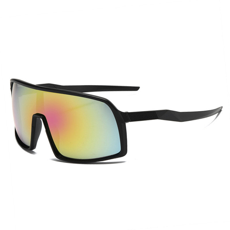 Gafas de sol de ciclismo a prueba de viento de marco grande y colorido al por mayor