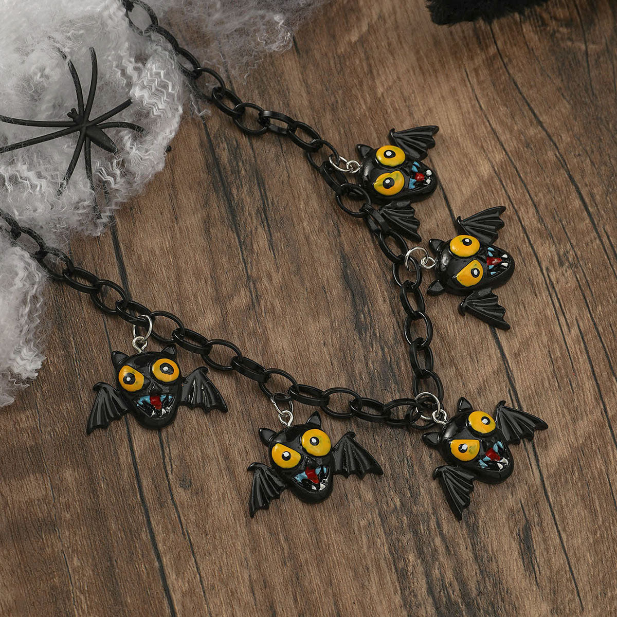 Wholesale Halloween Pumpkin Ghost Pendant Collarbone Chain