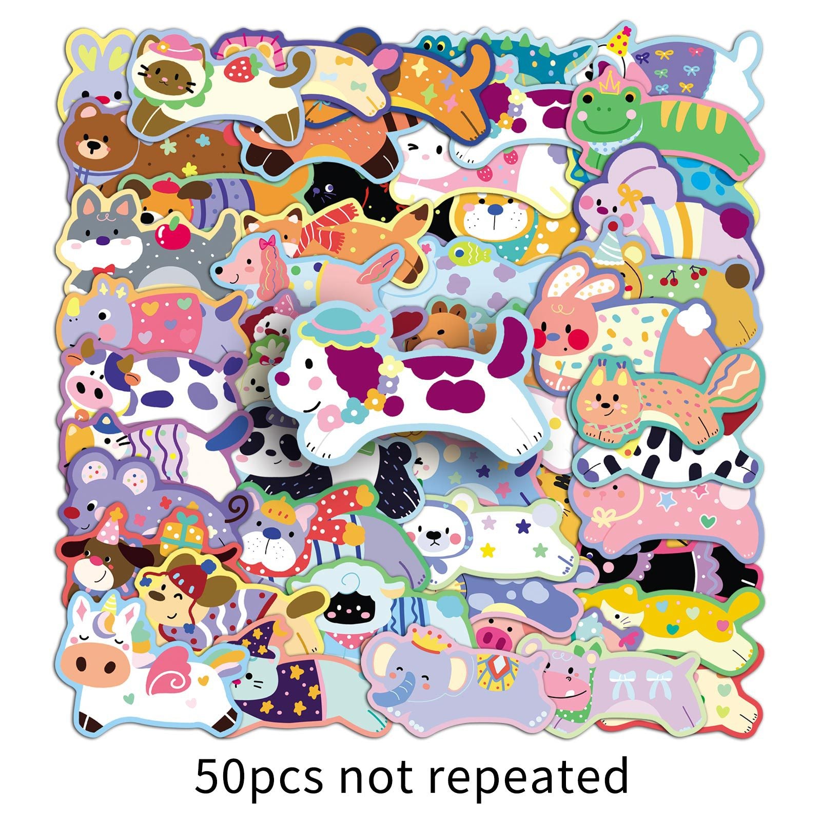 Wholesale 50pcs Running Animal Graffiti Stickers
