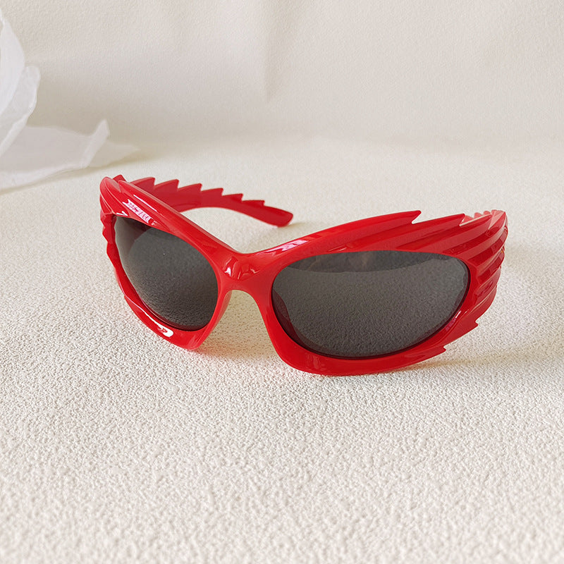 Wholesale Y2K Large Frame Cycling PC Sunglasses