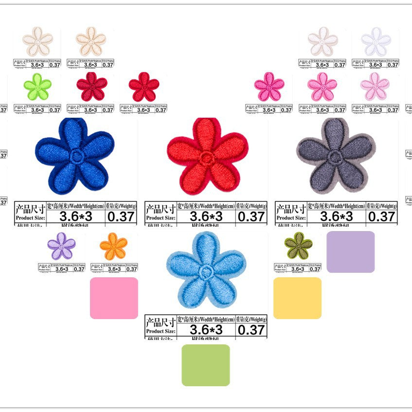 Wholesale Stylish Sunflower Felt Cloth Iron On Patch For DIY Clothing Repair And Gift