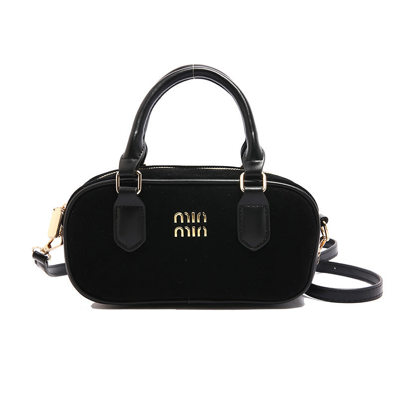 Wholesale Vintage Handheld Pillow Bag Single Shoulder Leopard Print Bag