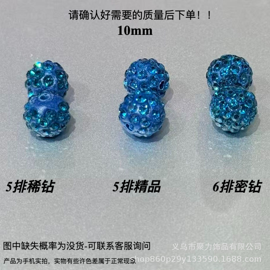 Wholesale 100pcs Polymer Clay Diamond Beads Loose Spacer Beads For DIY Jewelry Making Trendy Fashion Accessory For Resale