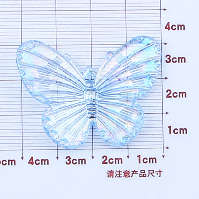 Wholesale Laser Butterfly Resin Cream Glue Phone Case