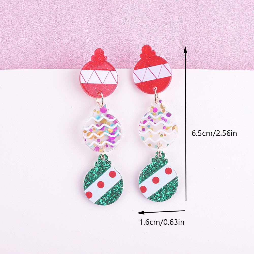 Wholesale Christmas tree earrings