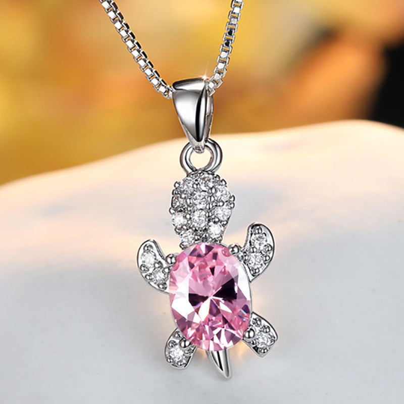 Collares de tortuga de animales de mar al por mayor con diamantes