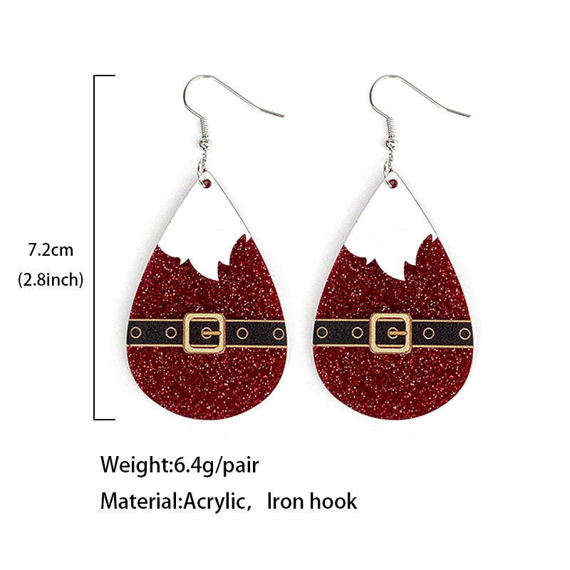 Wholesale Christmas Acrylic Earrings