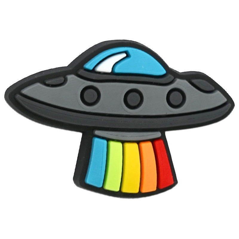 Wholesale  Random 100pcs Planet Series Soft Rubber Beads