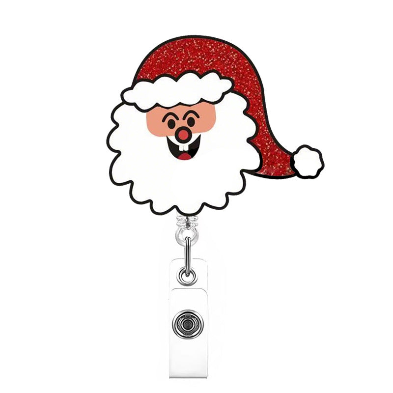 Wholesale Christmas cartoon gift Badge Reels