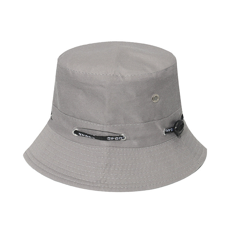 Wholesale Camouflage Drawstring Outdoor Mountaineering Travel Sunshade Polyester Fisherman Hat