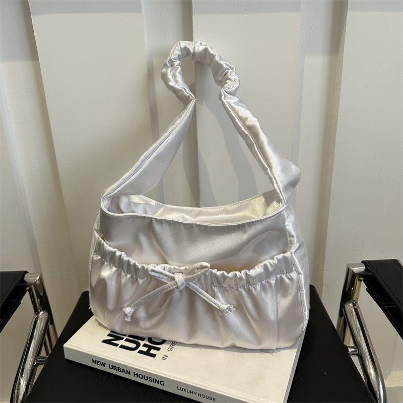 Wholesale Casual Shoulder Underarm Pleated Bag