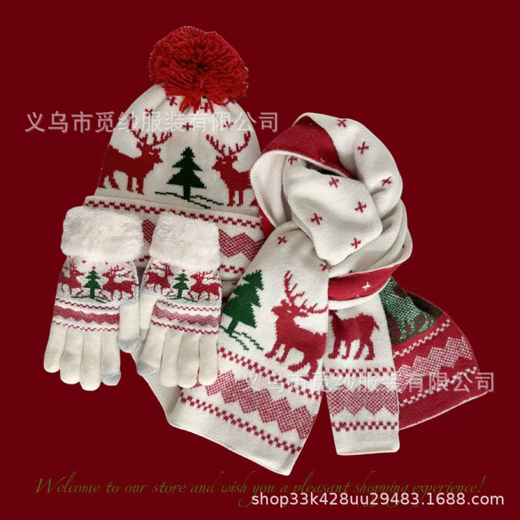 Wholesale Christmas Warm Winter Accessory Set