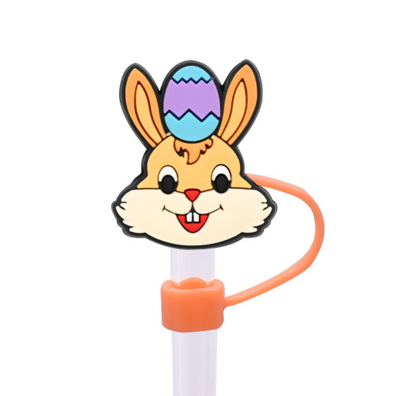 Wholesale Random 100 pcs 10M Easter  dust plug straw hat creative DIY cup