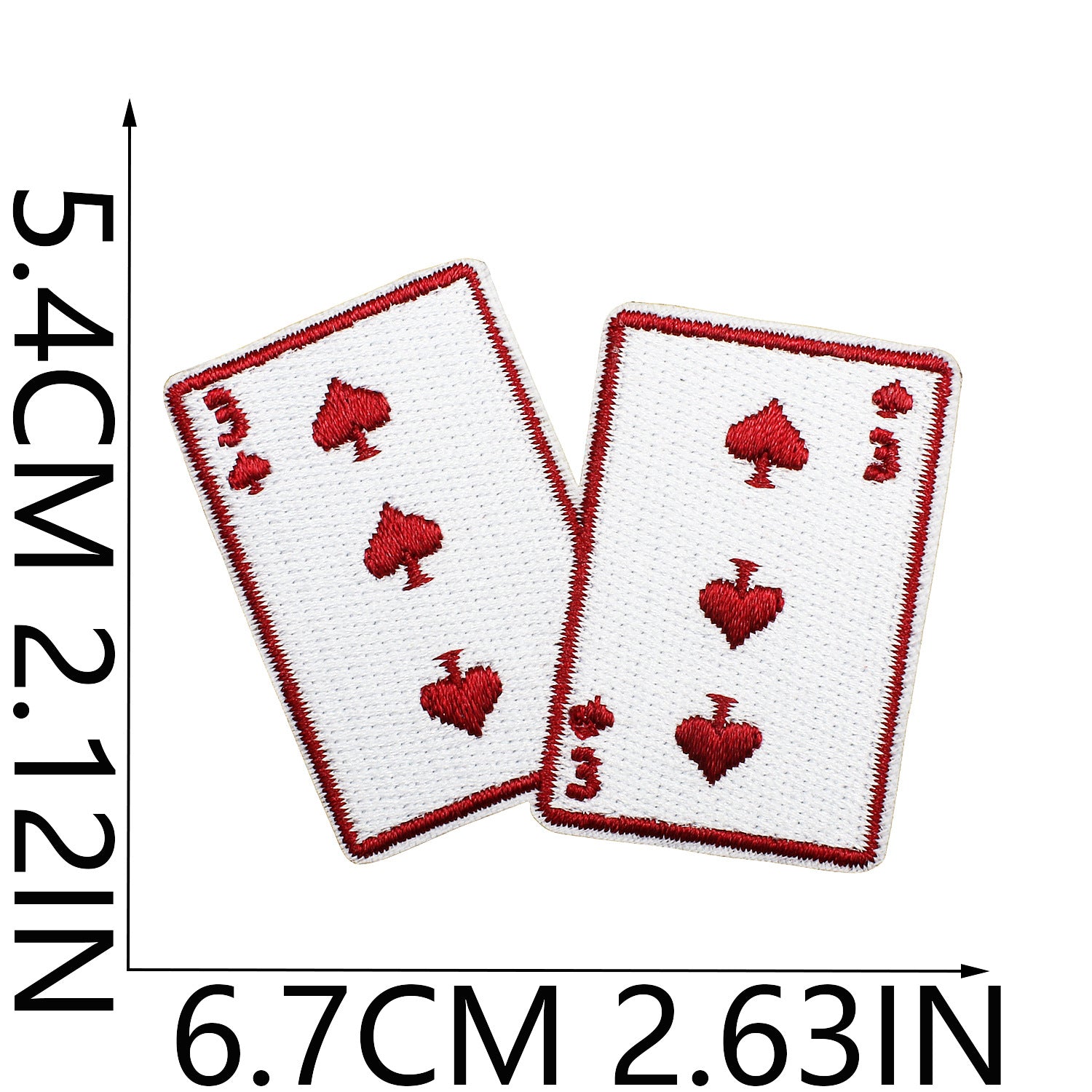 Wholesale Cartoon Rabbit Mushroom Rose Poker Cake Embroidery DIY Patches