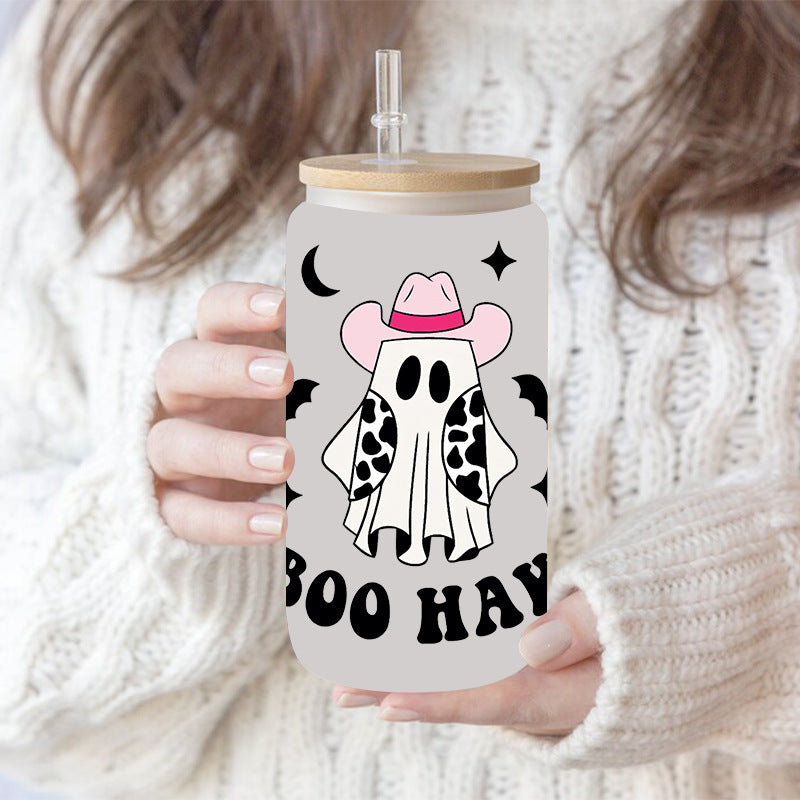 Wholesale Western style Halloween 16oz Cup UV DTF Wraps