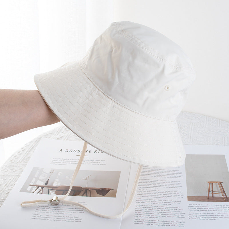 Wholesale Classic pressure line fisherman hat plain face solid color basin hat