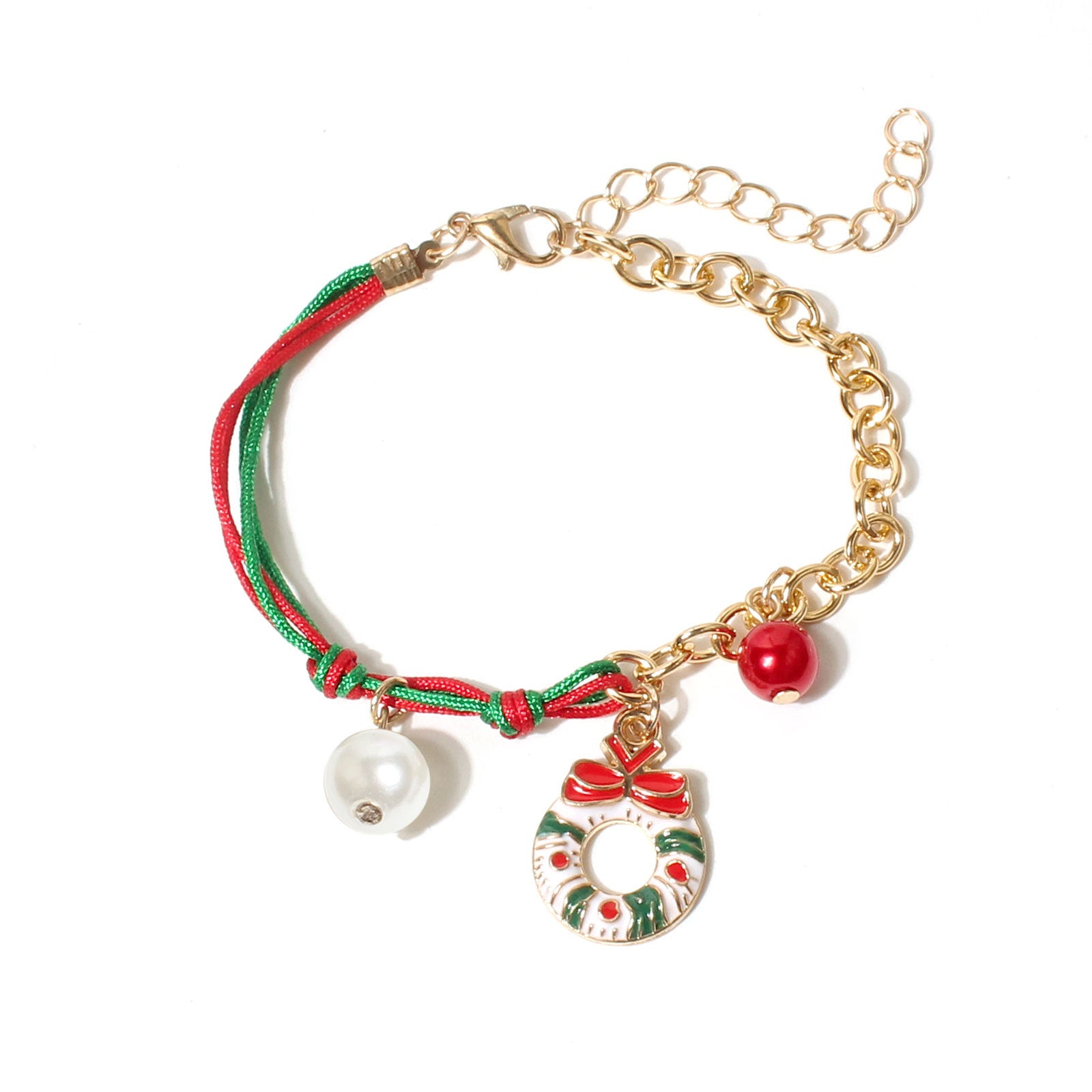Wholesale Christmas Woven Ornament Bracelets