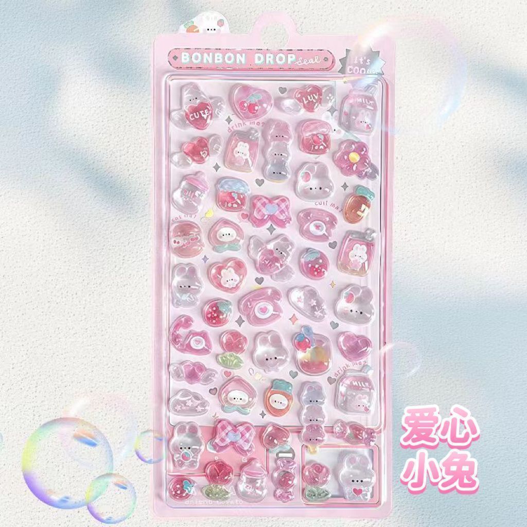 Wholesale Ocean Planet Cartoon Cute Animal 3D Stickers OLY Exclusive