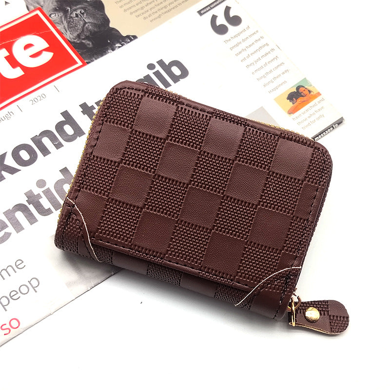 Wholesale Large-Capacity Card Holder Zipper Wallet