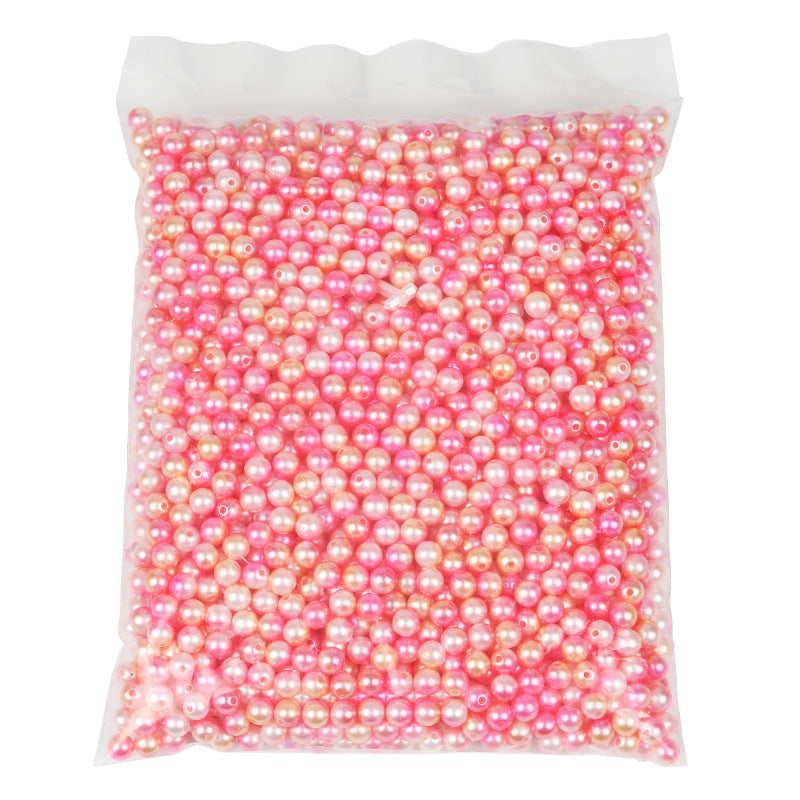 Wholesale 10mm Dual Color Gradient Beads ABS Imitation Pearl DIY Bead Accessories